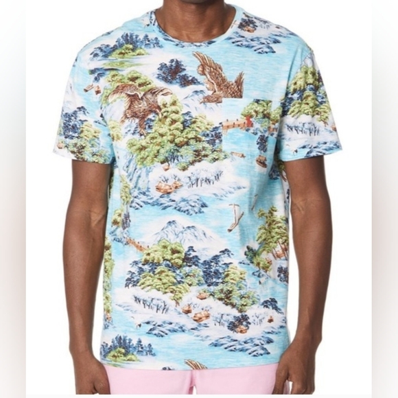 Polo Ralph Lauren Other - 💎 POLO Ralph Lauren Men's Top Tropical Print T-Shirt #0268